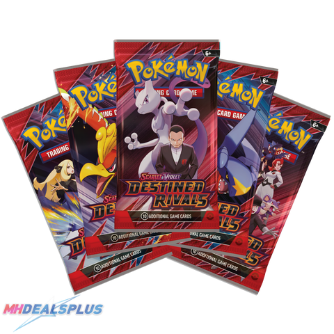 Pokemon Destined Rivals Booster Pack Set of 5